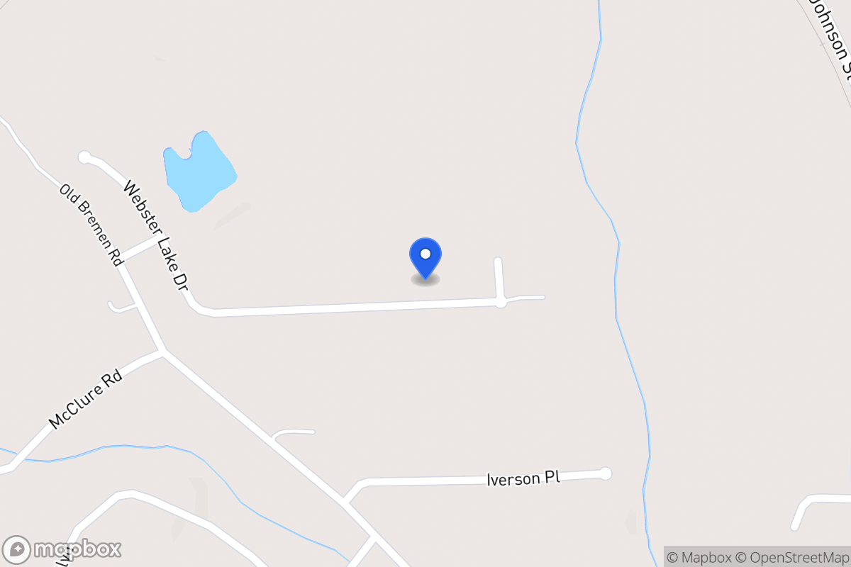 Map of 338 Webster Lake Dr