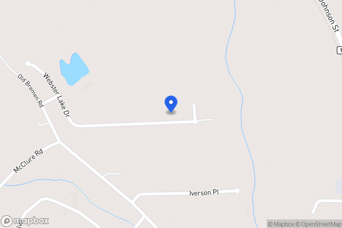 Map of 344 Webster Lake Dr