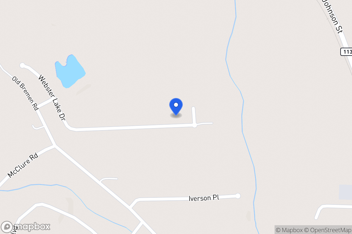Map of 350 Webster Lake Dr
