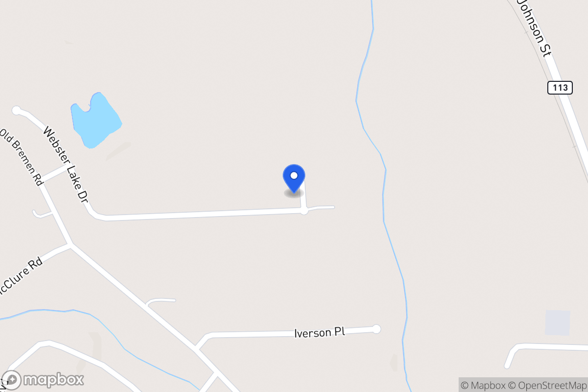 Map of 362 Webster Lake Dr