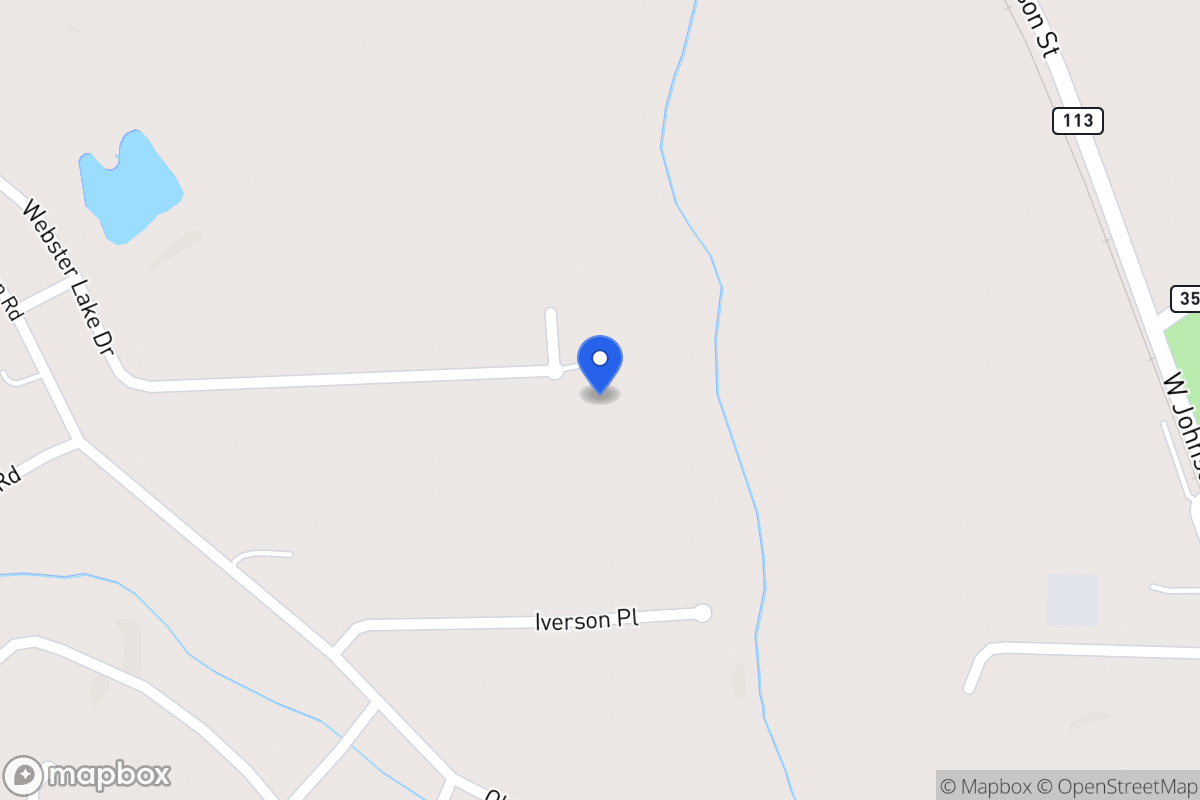 Map of 381 Webster Lake Dr