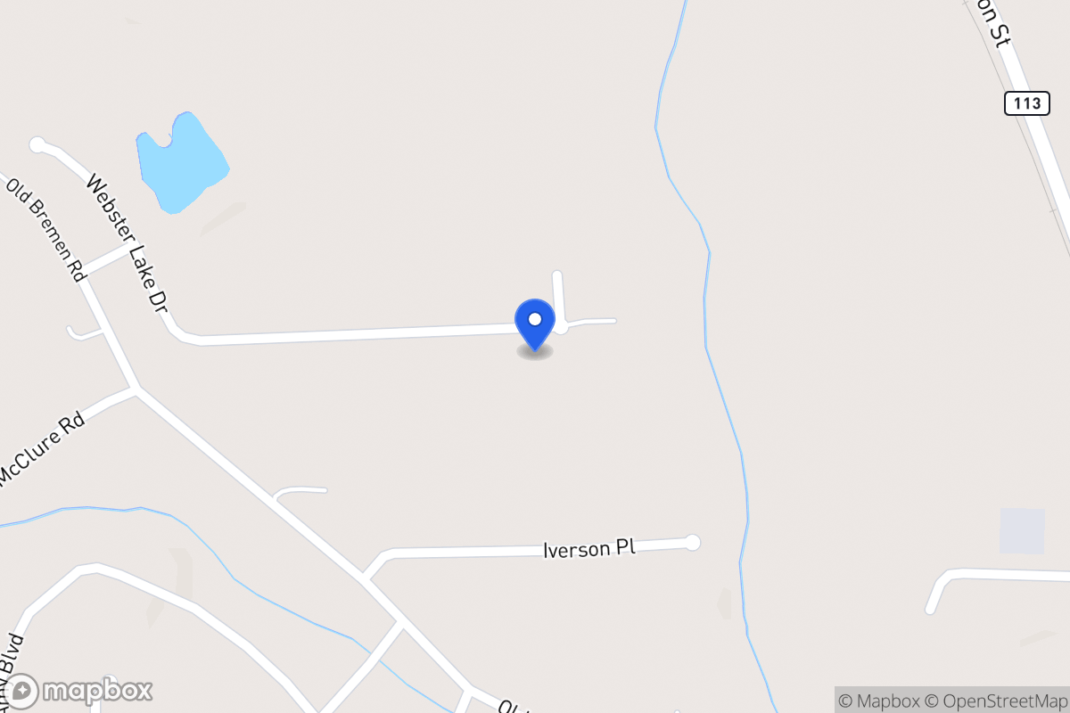 Map of 363 Webster Lake Dr