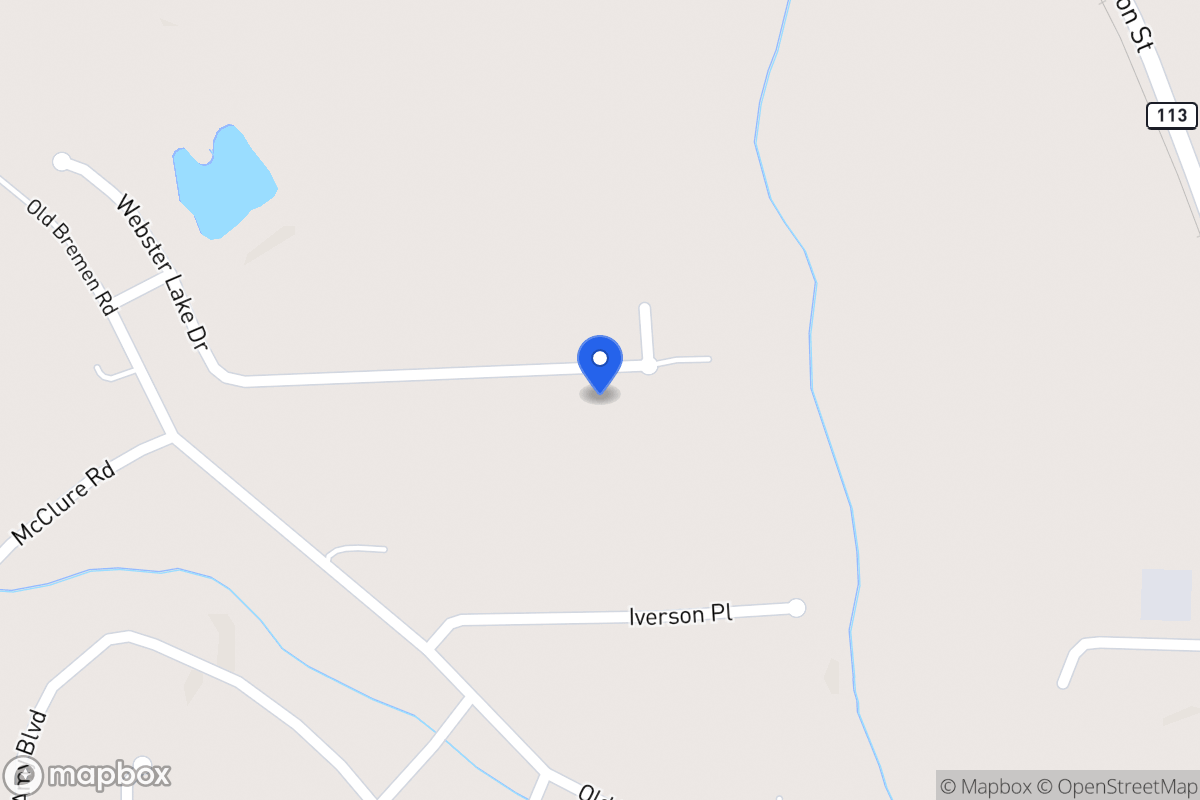 Map of 357 Webster Lake Dr