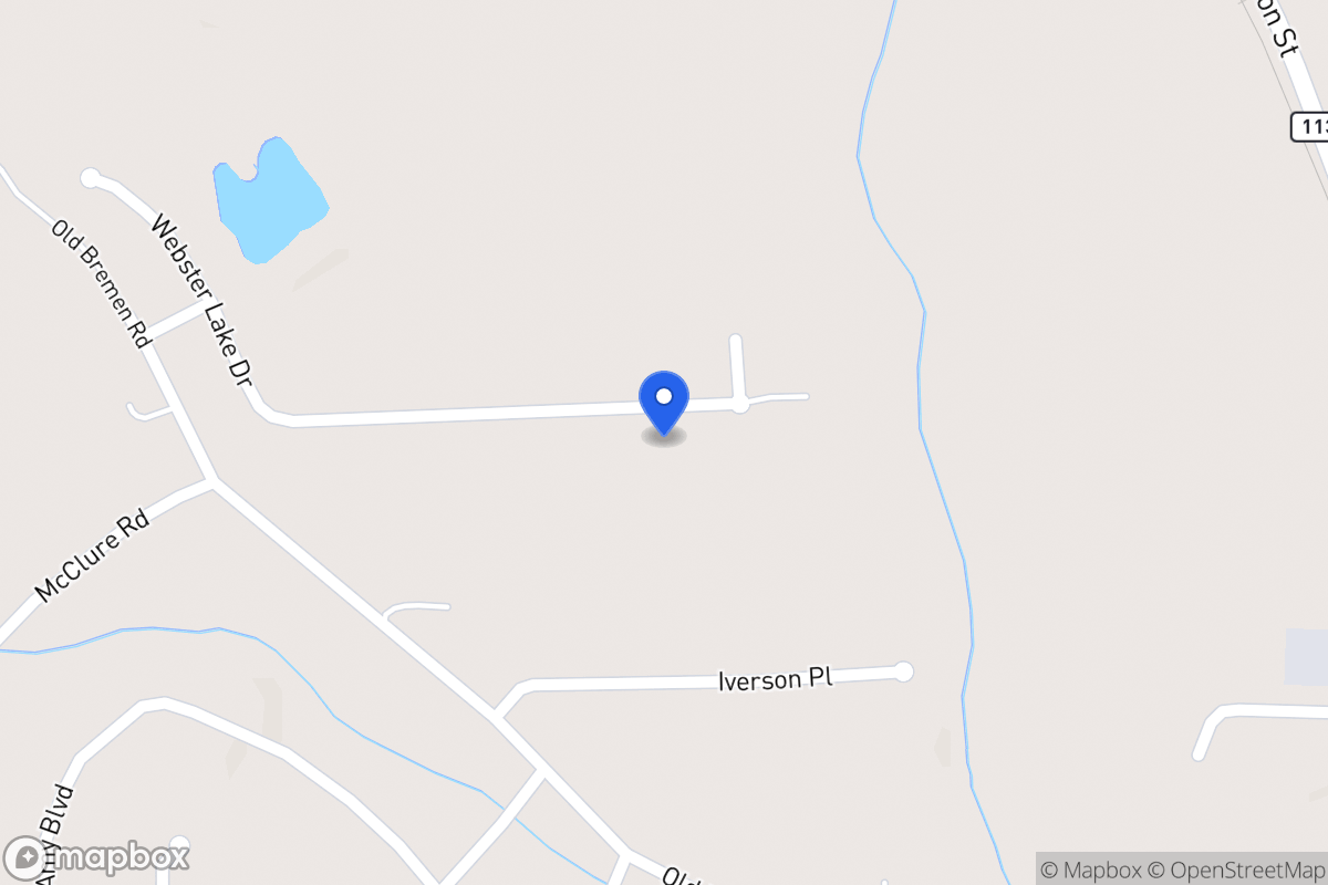 Map of 351 Webster Lake Dr