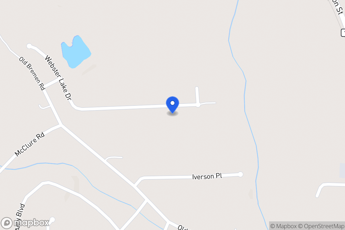 Map of 345 Webster Lake Dr