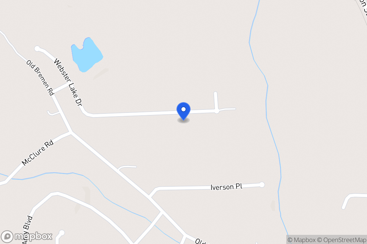 Map of 339 Webster Lake Dr