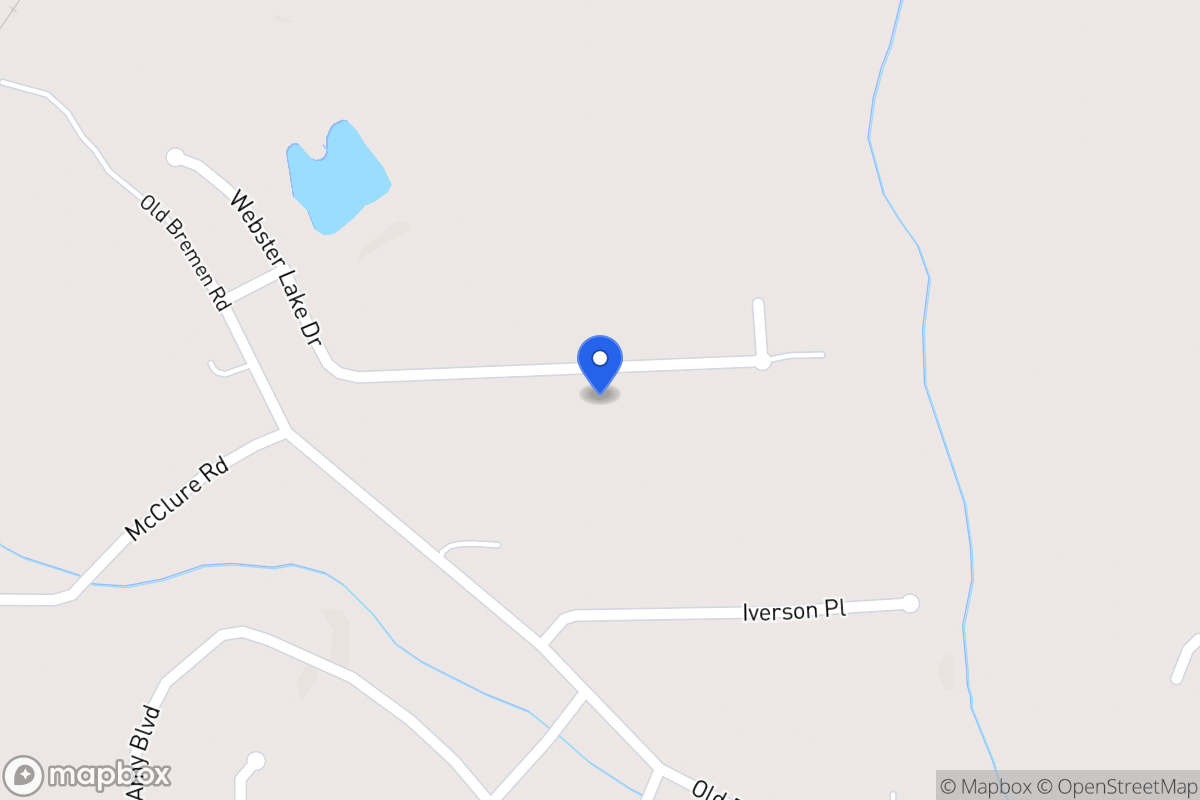 Map of 321 Webster Lake Dr