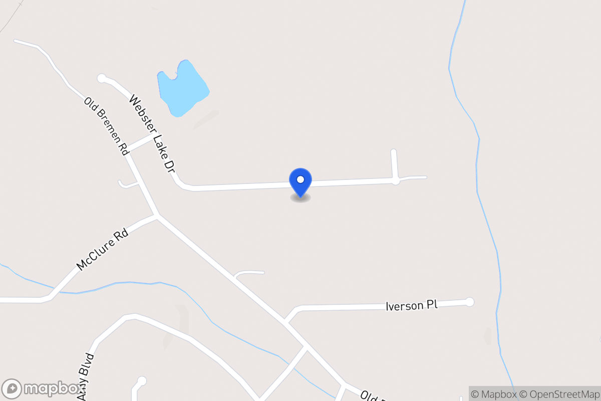 Map of 315 Webster Lake Dr
