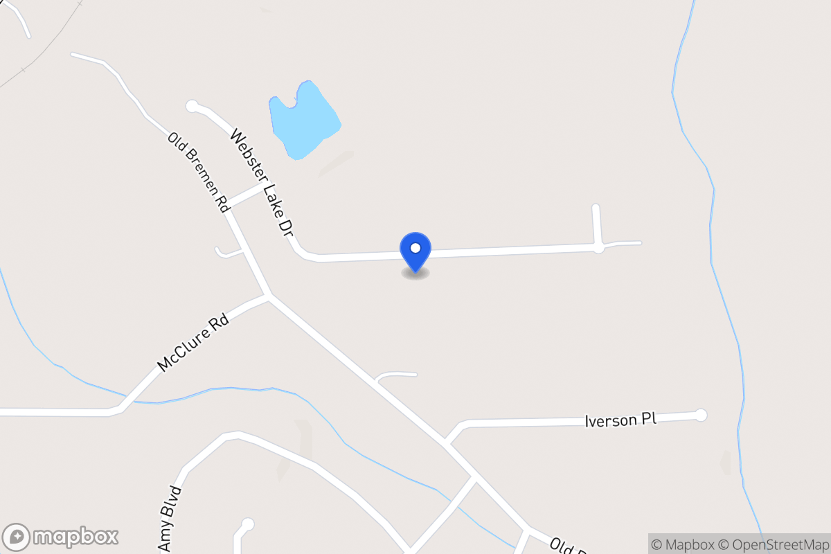 Map of 303 Webster Lake Dr