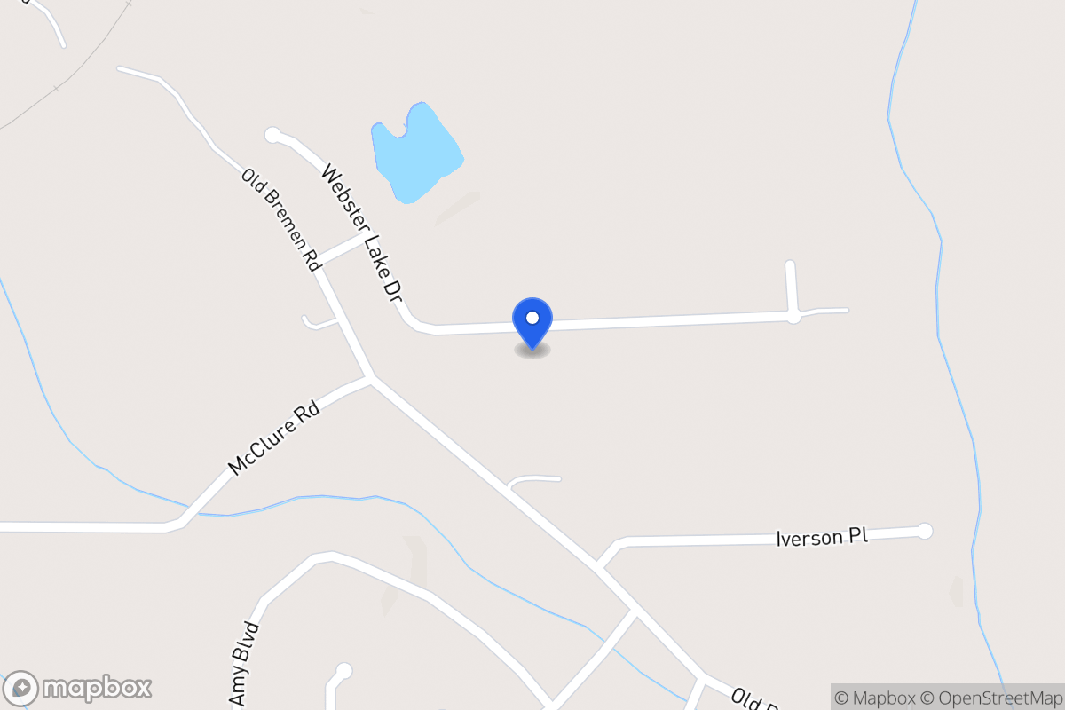 Map of 297 Webster Lake Dr