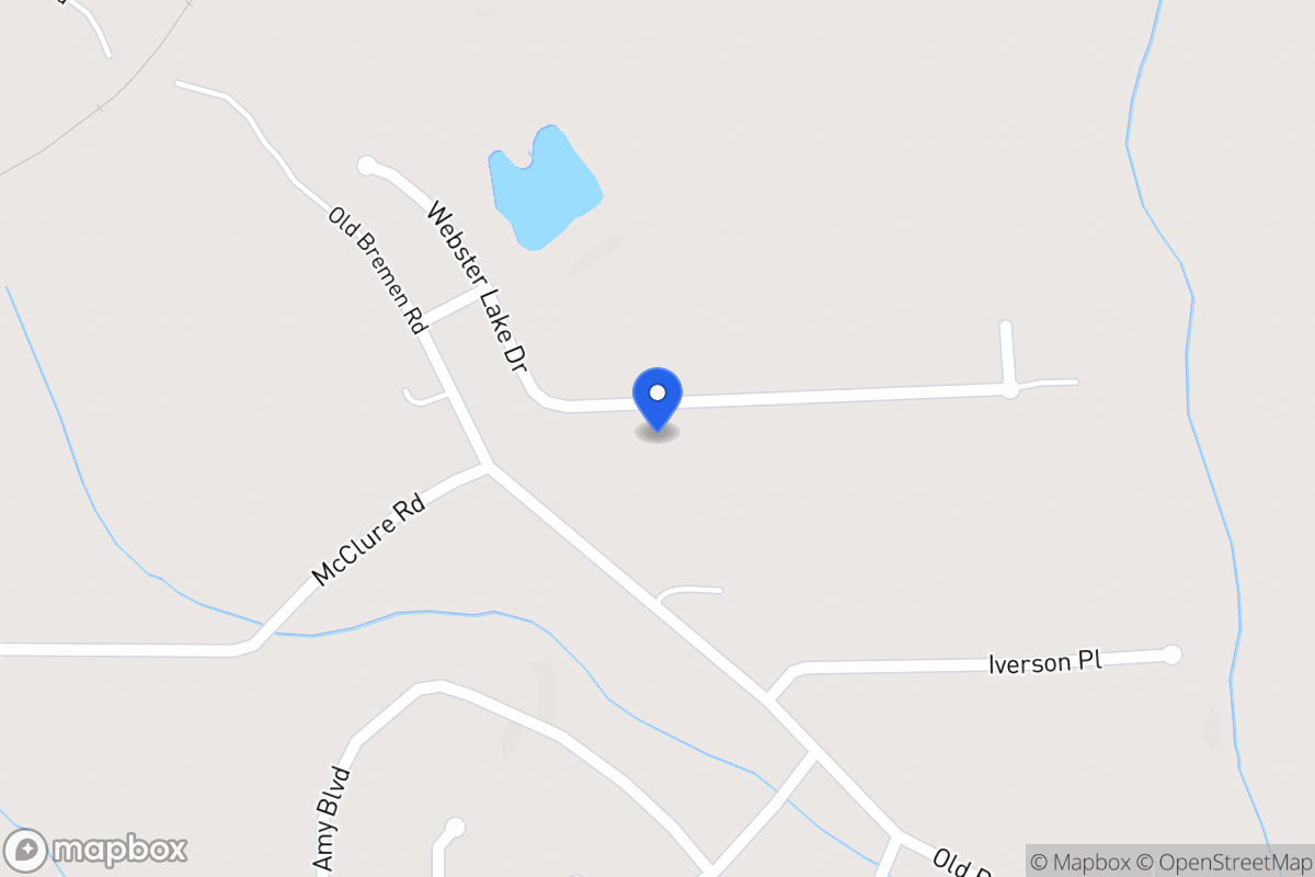 Map of 291 Webster Lake Dr