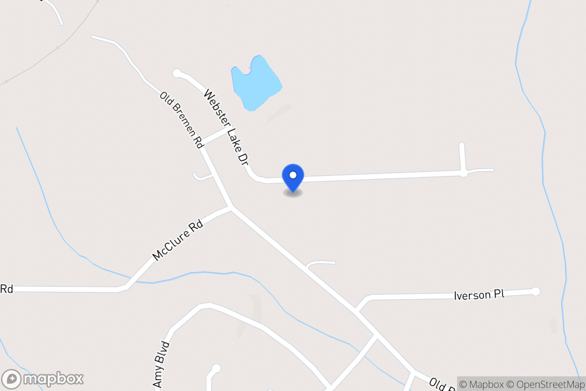 Map of 285 Webster Lake Dr
