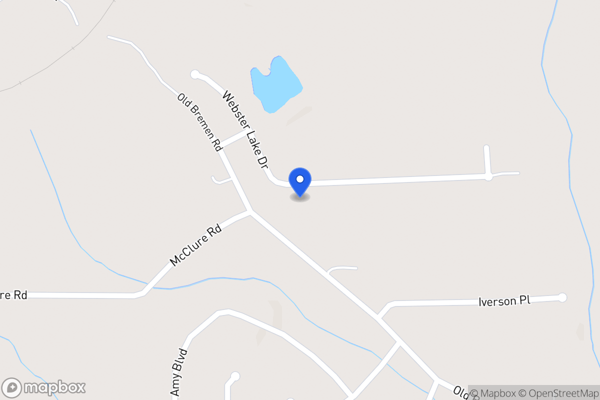 Map of 279 Webster Lake Dr