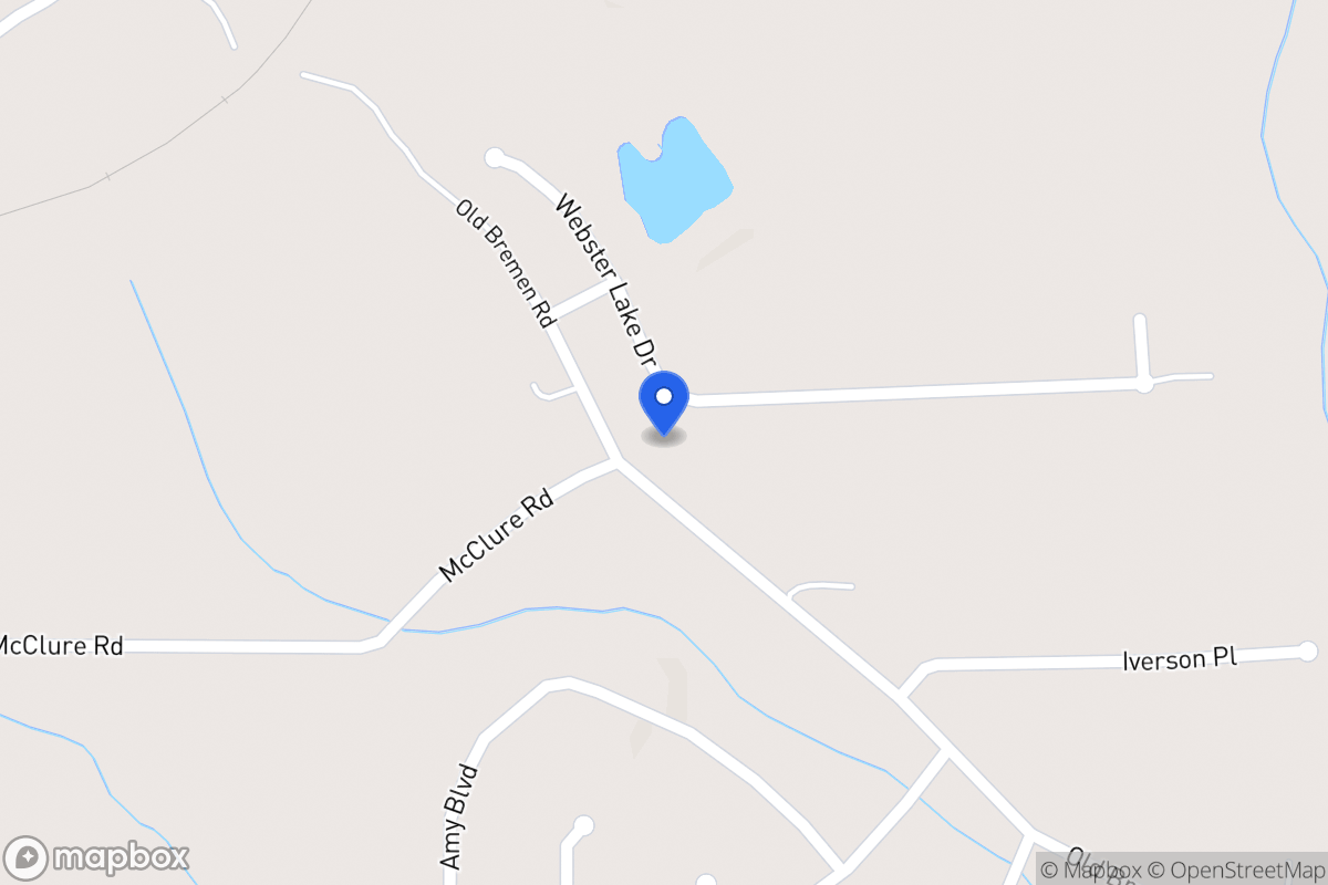 Map of 267 Webster Lake Dr