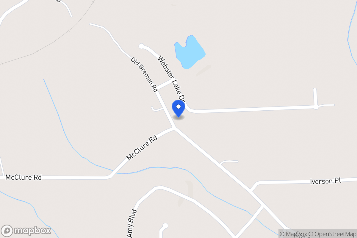 Map of 261 Webster Lake Dr