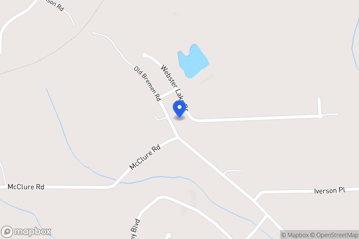 Map of 255 Webster Lake Dr