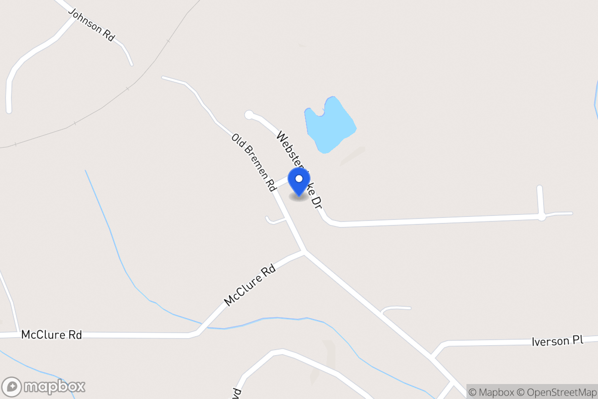 Map of 243 Webster Lake Dr