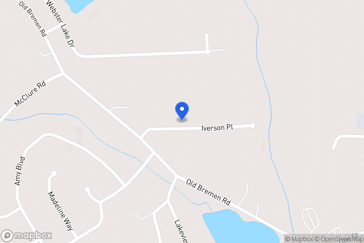 Map of 114 Iverson Pl