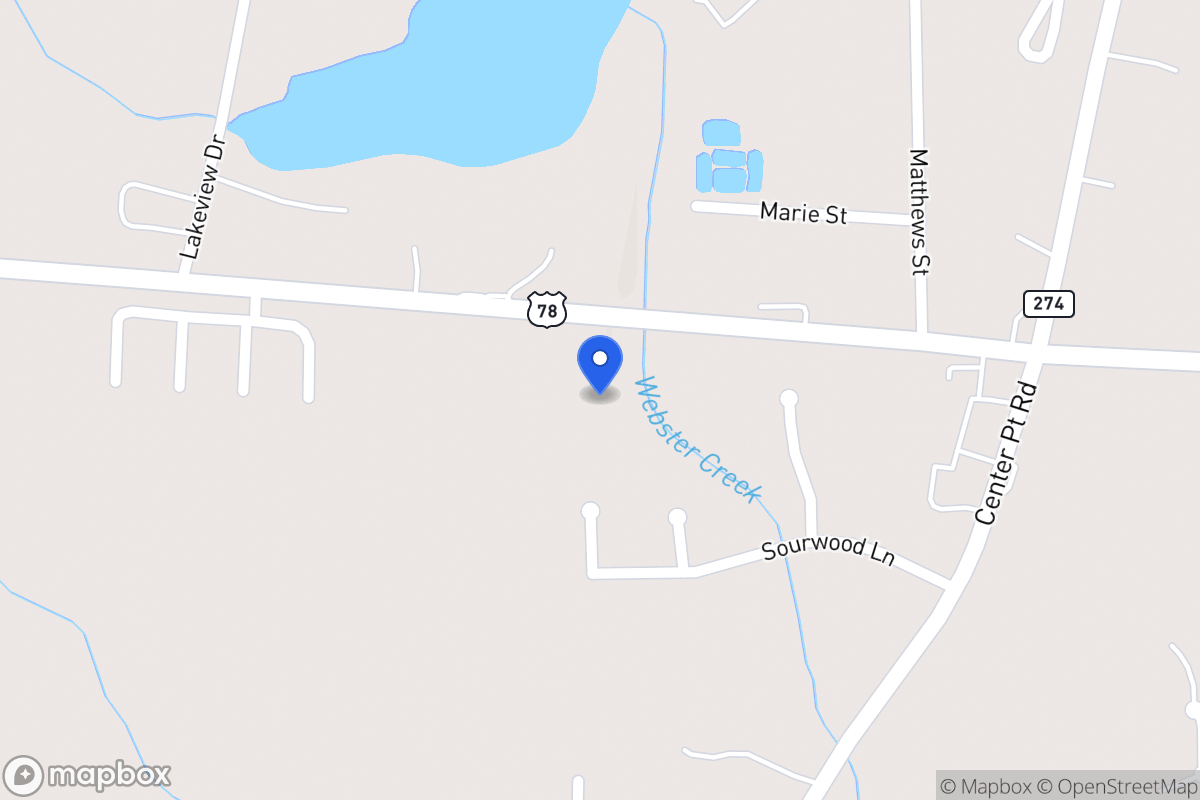 Map of 354 W 78 Hwy