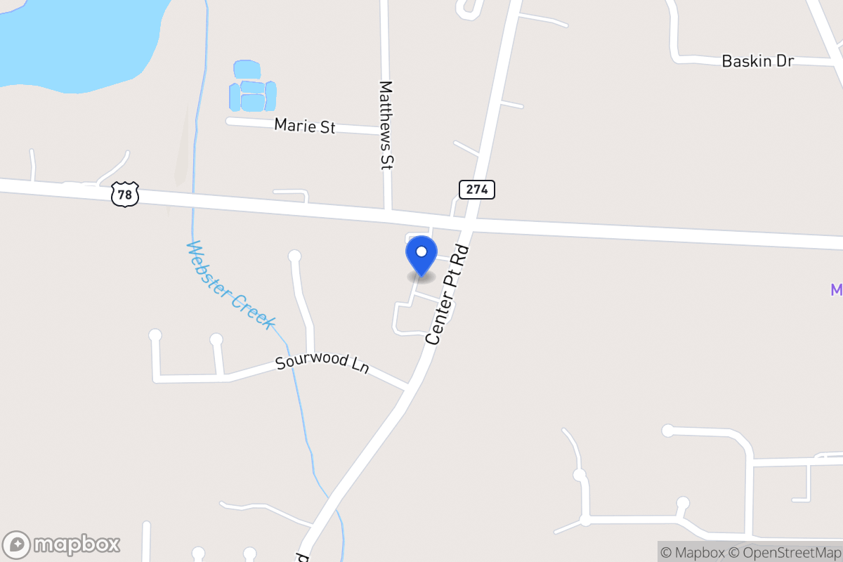 Map of 269 Center Point Rd