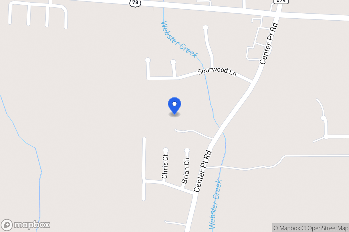 Map of 465 Center Point Rd