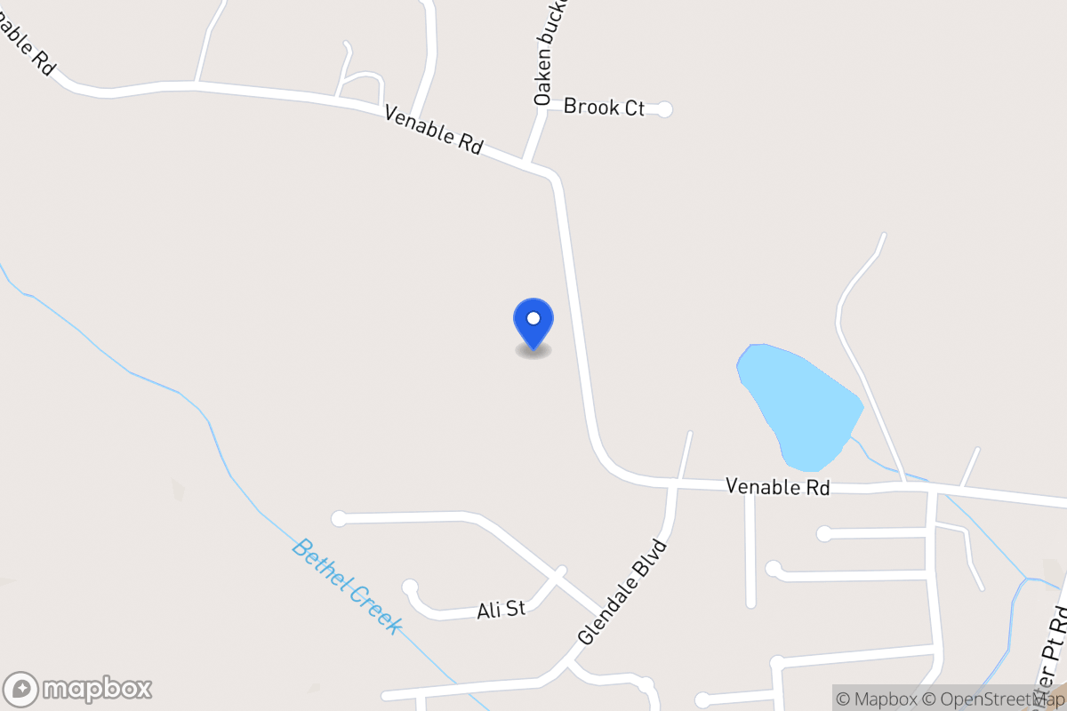 Map of 283 Venable Rd