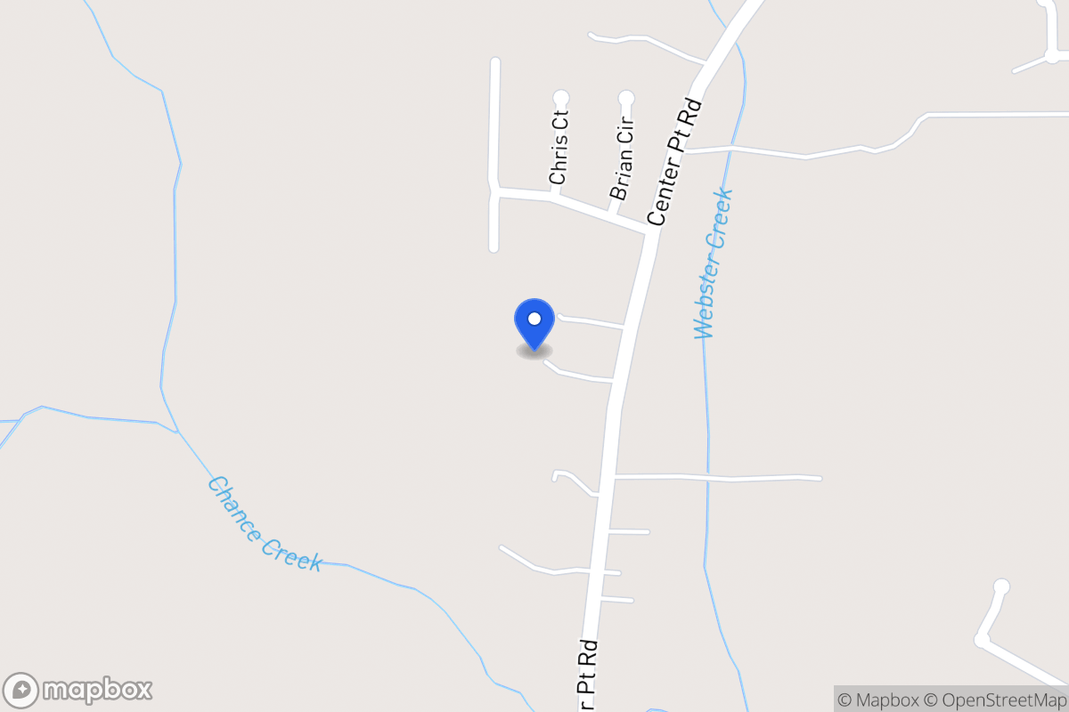 Map of 519 Center Point Rd