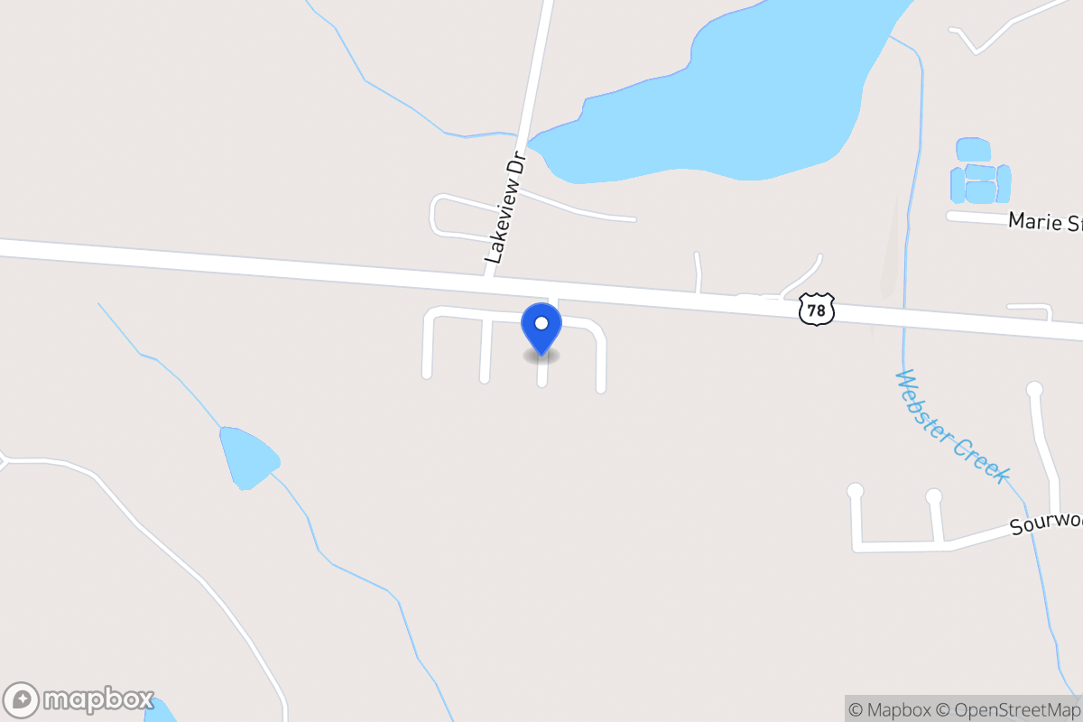 Map of 450 W 78 Hwy