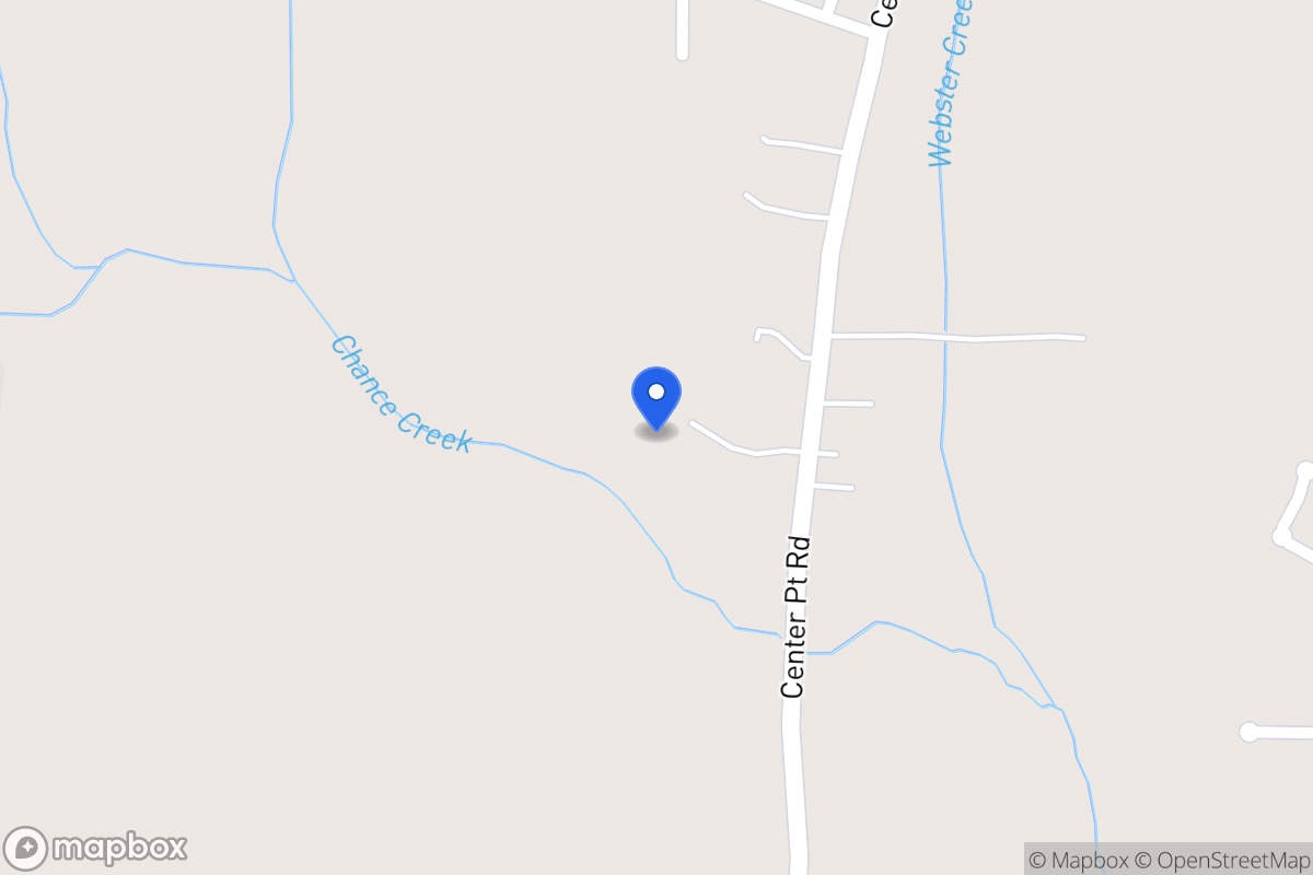 Map of 595 Center Point Rd
