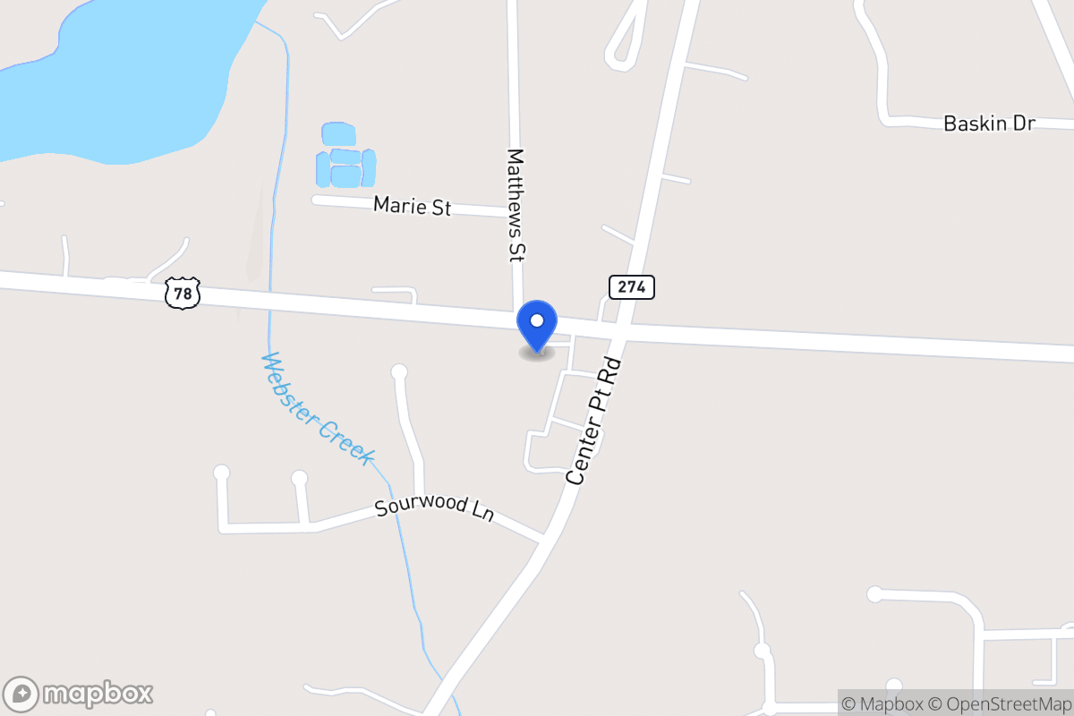 Map of 214 W 78 Hwy