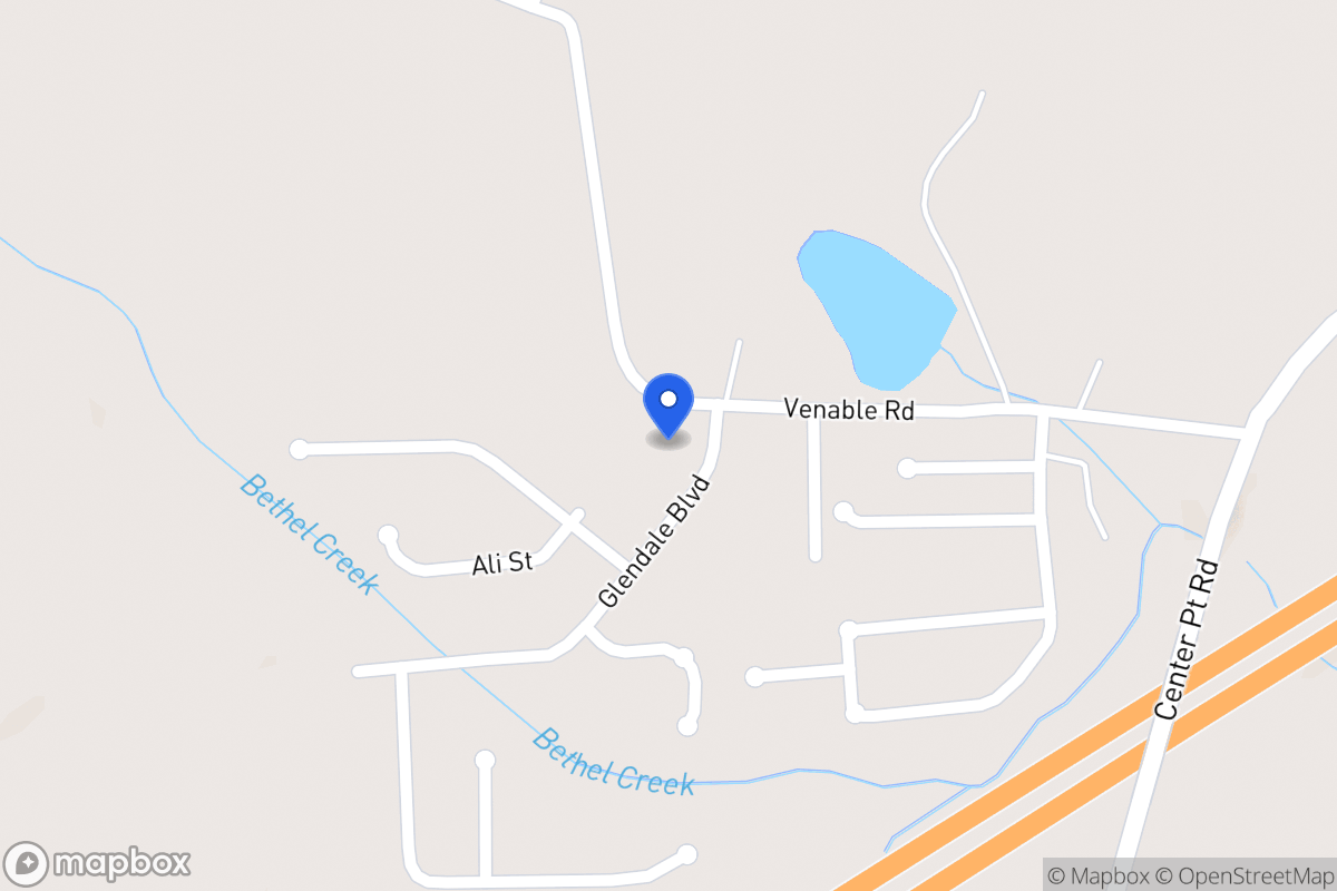 Map of 168 Venable Rd