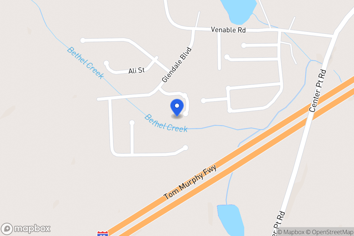 Map of 233 Piedmont Ct