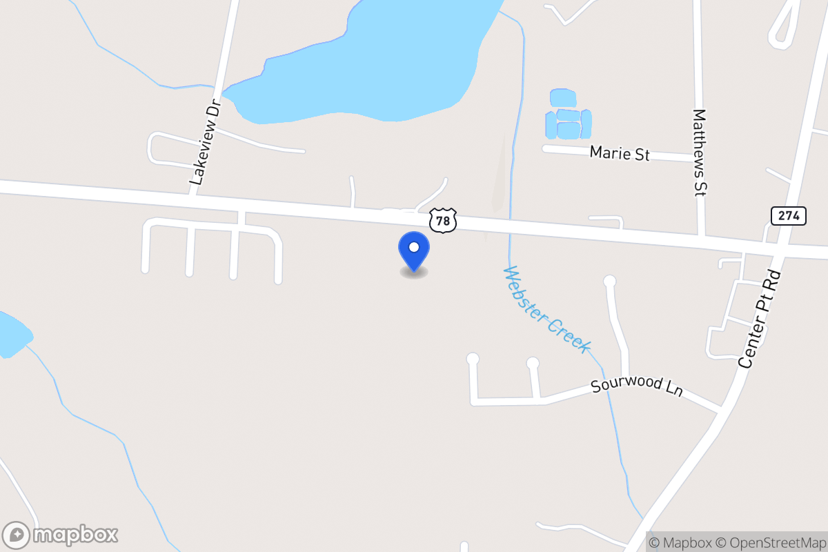 Map of 374 W 78 Hwy