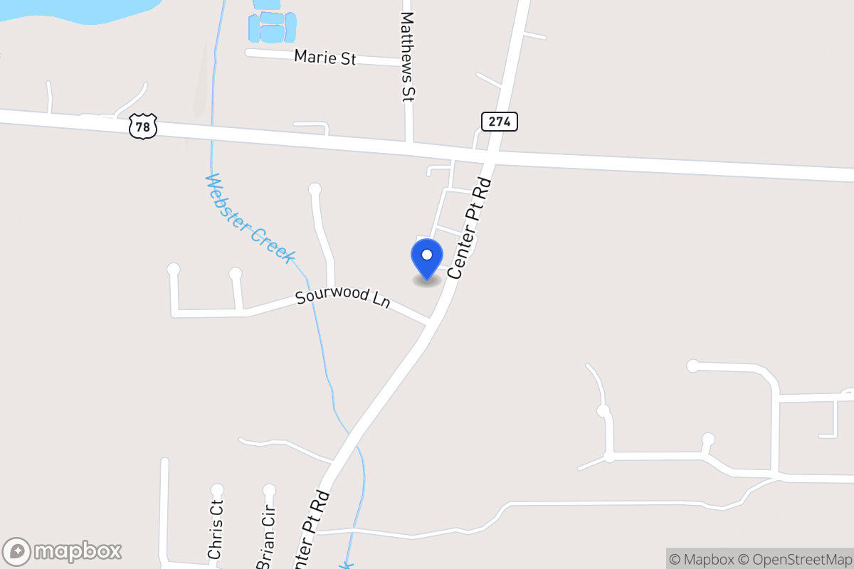 Map of 311 Center Point Rd