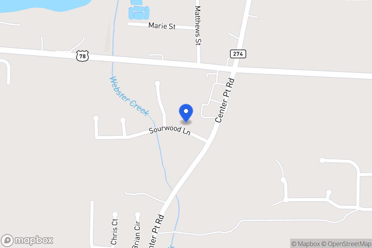 Map of 113 Sourwood Ln