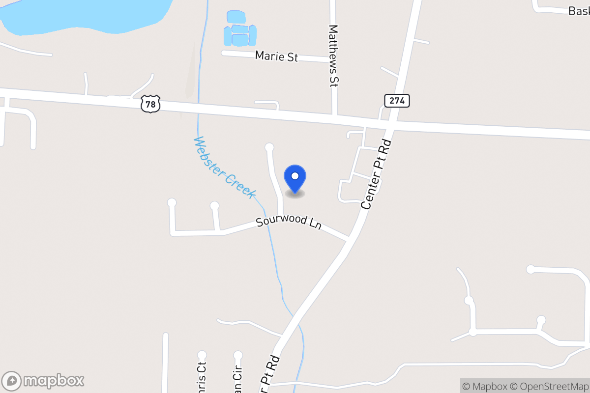 Map of 213 Dahoon Dr