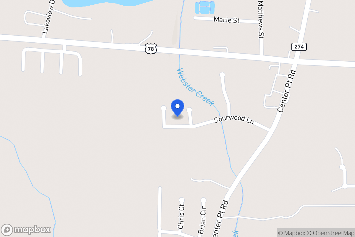 Map of 173 Sourwood Ln