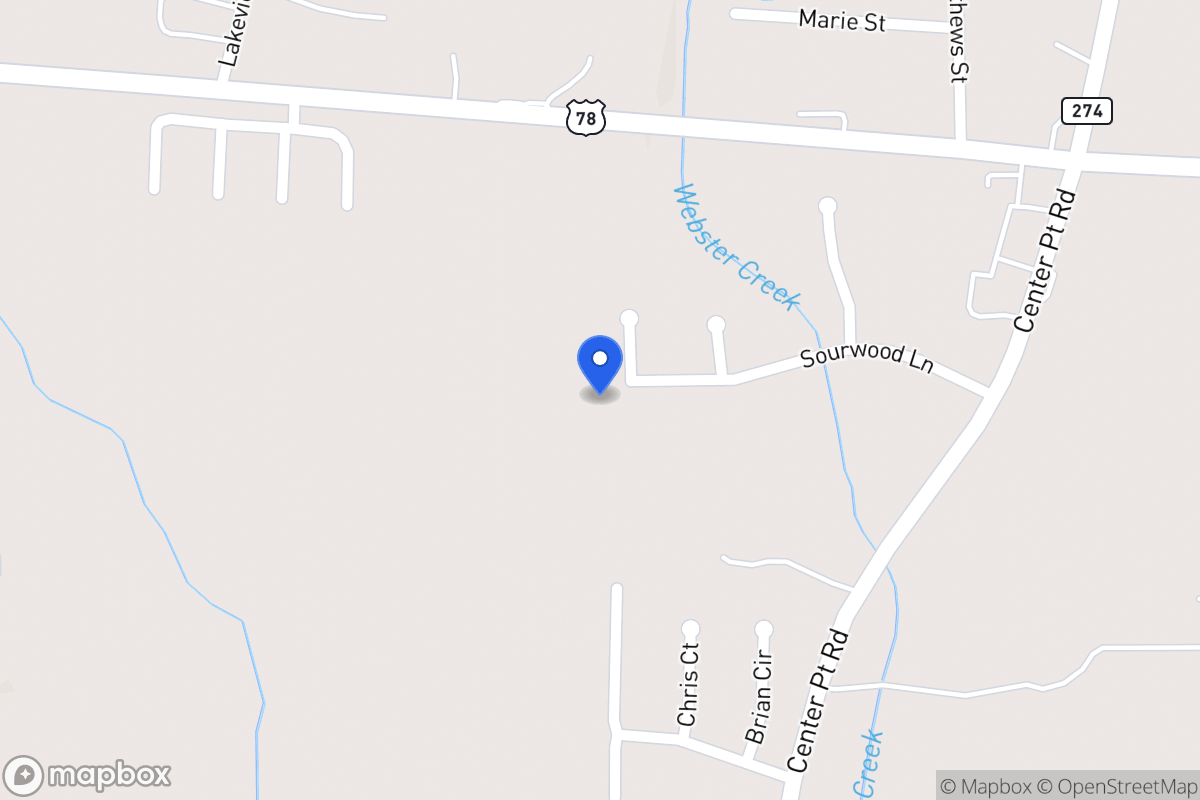 Map of 190 Sourwood Ln
