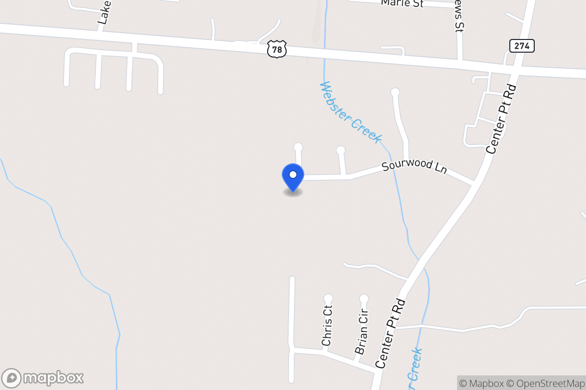 Map of 184 Sourwood Ln