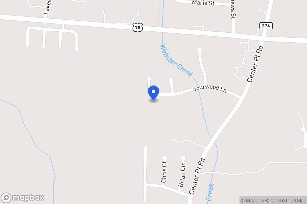Map of 178 Sourwood Ln