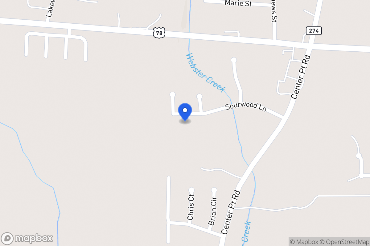 Map of 172 Sourwood Ln