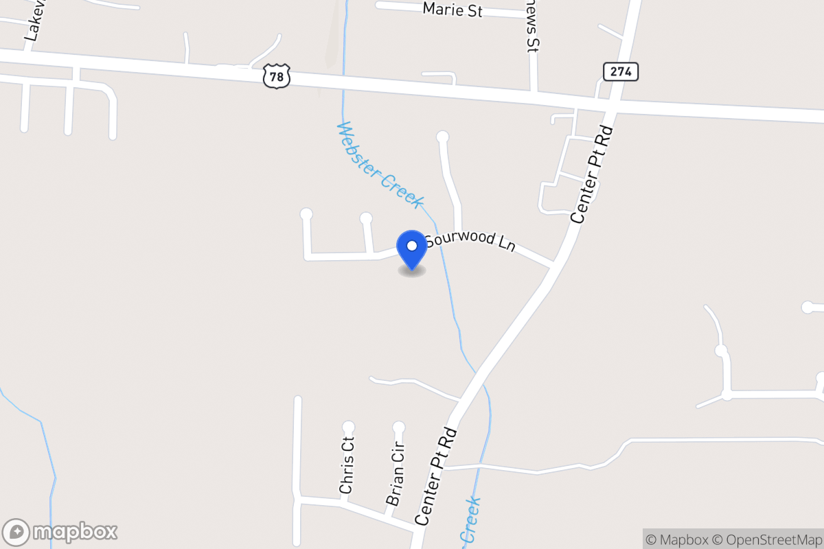 Map of 142 Sourwood Ln