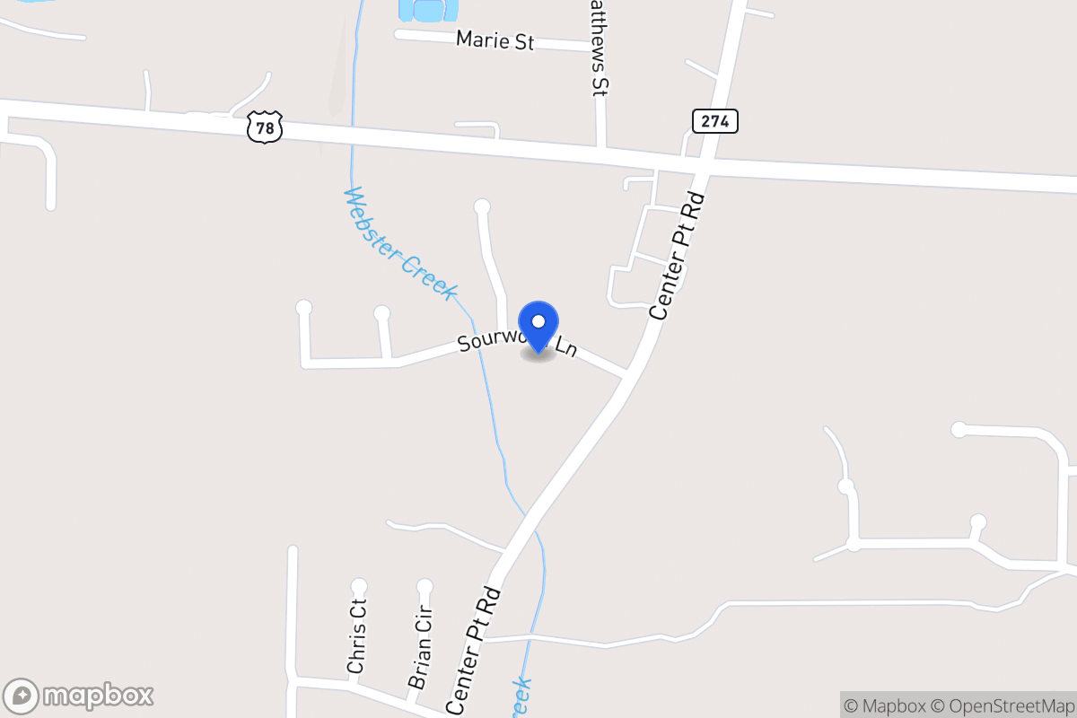 Map of 118 Sourwood Ln