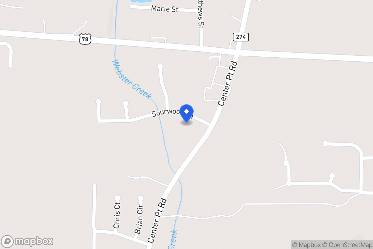 Map of 112 Sourwood Ln