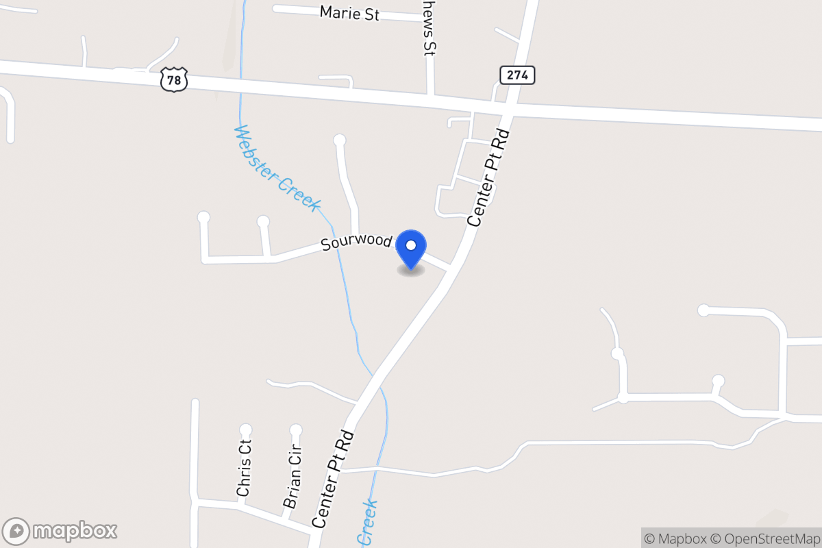 Map of 106 Sourwood Ln