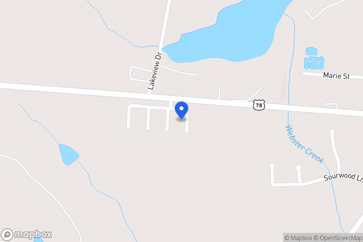 Map of 105 Bedrock Pl