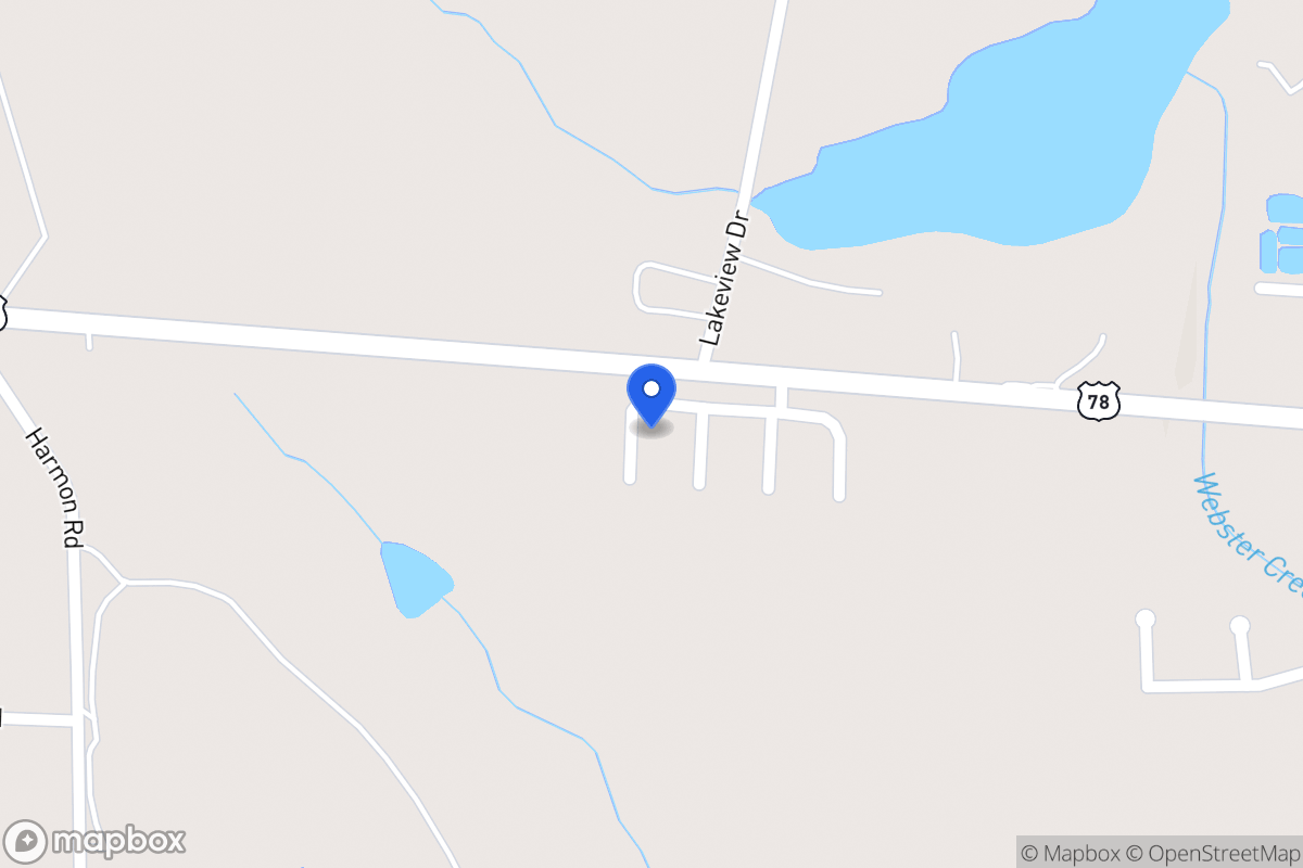 Map of 402 Bedrock Pl