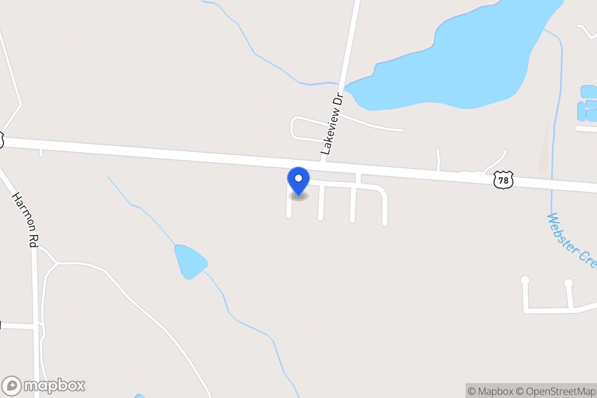 Map of 404 Bedrock Pl