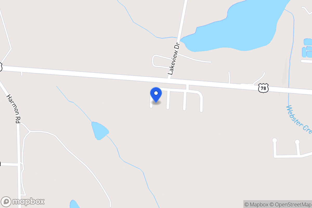 Map of 410 Bedrock Pl