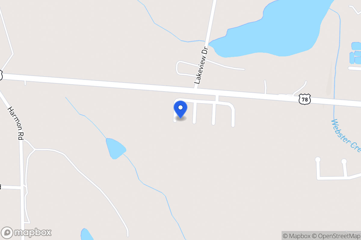 Map of 412 Bedrock Pl